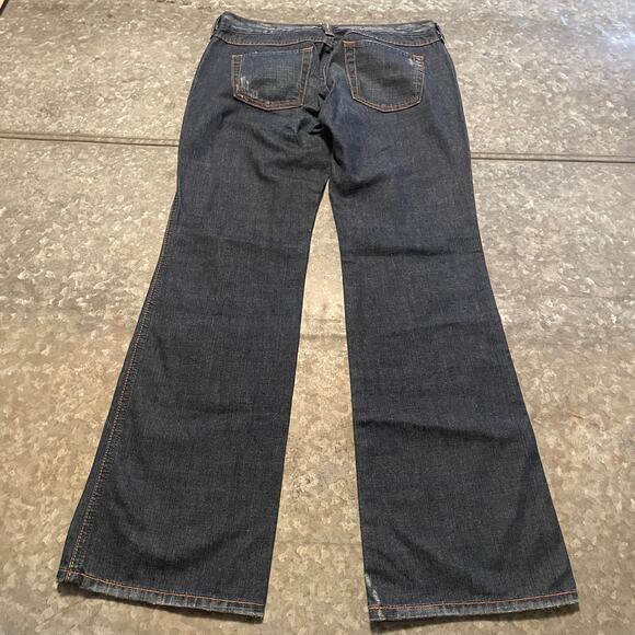 Vintage Y2K Diesel Industry Zink Low Rise Bootcut Denim Jeans 30x29 Italy Cotton - Picture 8 of 13